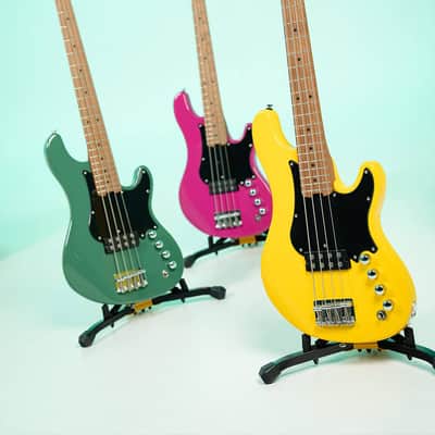 Cort GBSHORTSCALEFDPB GB Series Poplar Body Roasted Maple C Shape Neck Short Scale 4-String Electric Bass Guitar w/Gig Bag image 14