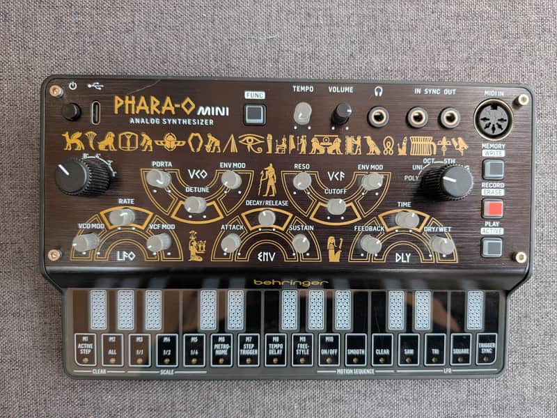 Behringer Phara-O Mini Polyphonic Analog Synthesizer 2026 - Present - Black image 1