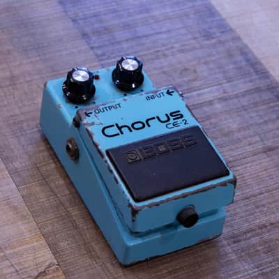 Roland Boss CE-2 Green Label PINK FLOYD Dave Gilmour 80'2 - Baby Blue image 3
