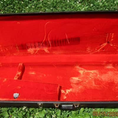 Fender  Stratocaster Telecaster Guitar Case, 1967-1971, Black, Logo image 4