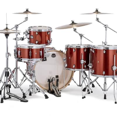 Mapex Mars Birch 5pc Crossover Blood Orange Sparkle 22/12/14/16/14 | NEW Authorized Dealer image 3