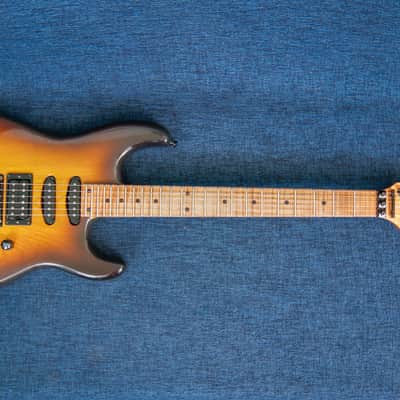 Music Works Super Strat - Jim Foote late 80-s Sunburst image 2