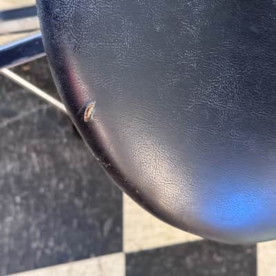 Hughes & Berg Drum throne w extra big “mushroom pedestal” seat Mid-century image 3