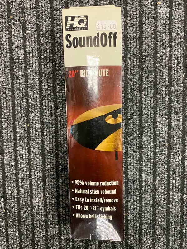 HQ Percussion Soundoff 20" ride mute 2010s - black image 1