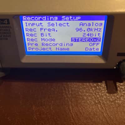 Edirol R-4 (4 channel portable recorder and wave editor) 44.1, 44.8 and 96khz image 20