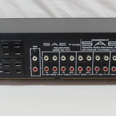 SAE TWO PA10 Stereo Preamplifier MM - MC Phono Preamp image 6