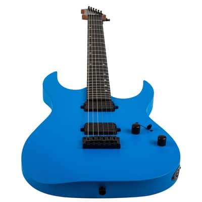 Spira S-400 MBL Electric Guitar, Satin Blue image 7