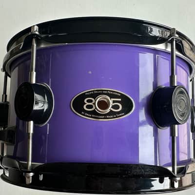 PDP 805 5x10” popcorn snare drum 2000’s - Purple wrap image 1