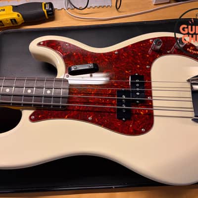 2019 Fender MIJ Japan Hama Okamoto Precision P Bass #4 Olympic White Gig Bag image 12