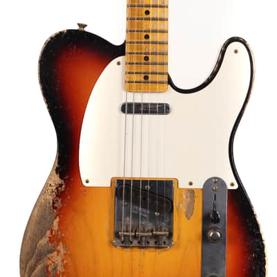 Fender Custom Shop 1955 Telecaster Masterbuilt Andy Hicks Heavy Relic 2-Tone Sunburst image 4