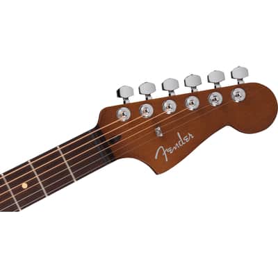 Fender Acoustasonic Standard Jazzmaster Aged Natural - Acoustic Guitar image 3