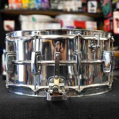 Vintage 1966 Ludwig USA Super Sensitive 6.5x14" Steel Snare Drum - ALL ORIGINAL image 2