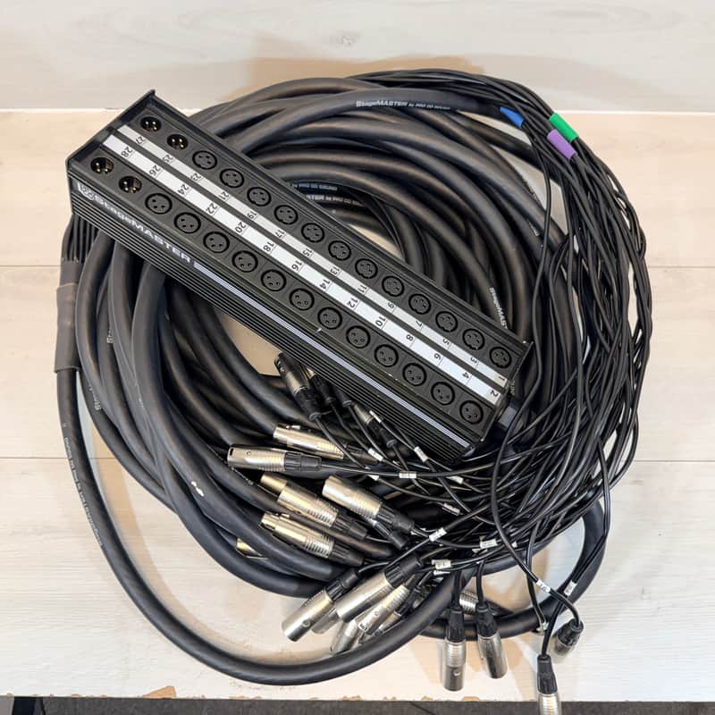 ProCo StageMASTER SMA2404FBX-100 24x4 100ft XLR Snake – Road-Ready Stage Box image 1