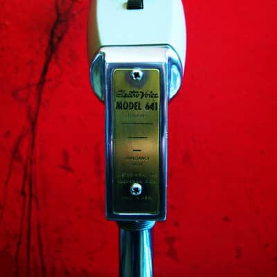 Vintage 1960's Electro-Voice 641 Omnidirectional Dynamic Microphone harp mic Hi Z Ham Radio w cable 638 630 image 7
