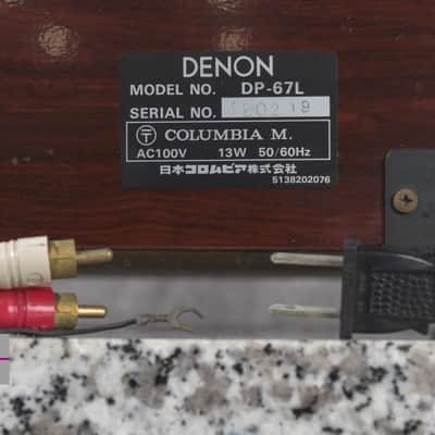 Denon DP-67L Direct Drive Record Player Turntable in Very Good Condition. image 20