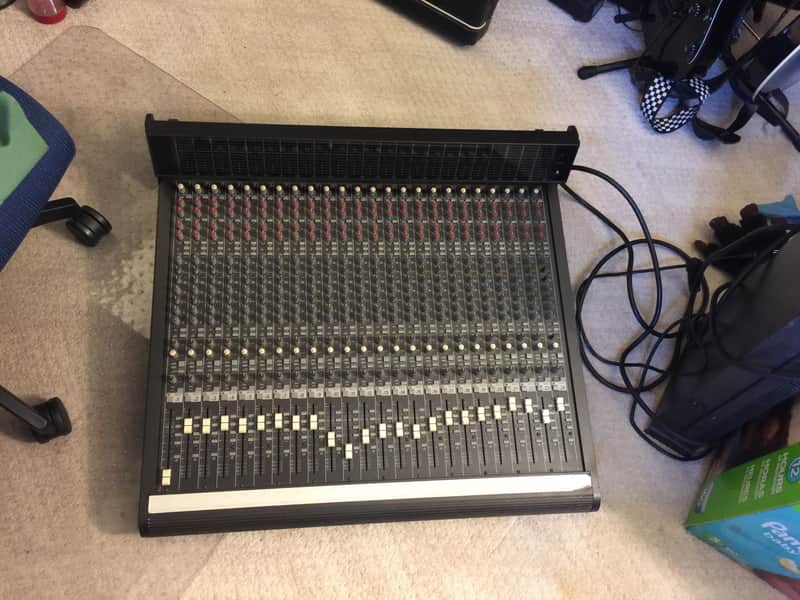 Mackie 24 channel mixer with meter bridge and power supply image 1