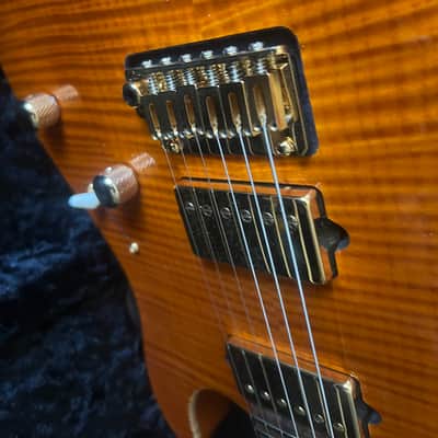 Suhr Modern Trans Amber Maple Flame image 6