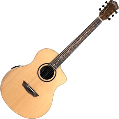 Washburn BTSC40SCE Bella Tono Suprema Solid Sitka Spruce Top Okoume Neck 6-String Acoustic-Electric Guitar image 1