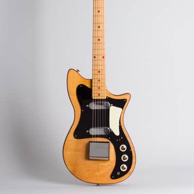 Hohner Zambesi 333 Solid Body Electric Guitar, made by Fenton-Weill (1962), period black hard shell case. image 1