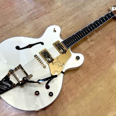 Gretsch Falcon Center Block LImited Edition with String-Thru Bigsby and Gold Hardware 2025 - Vintage White image 7
