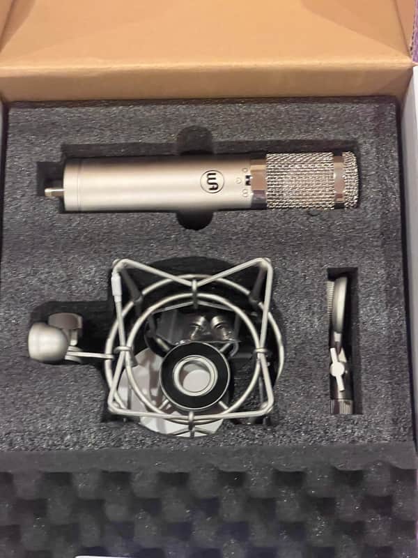 Warm Audio WA-47jr Large Diaphragm Multipattern FET Condenser Microphone 2018 - Present - Nickel image 1