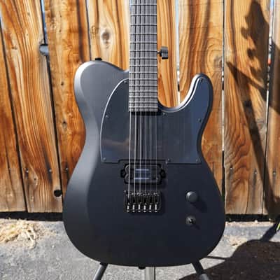 Schecter DIAMOND SERIES PT Black Ops Satin Black Open Pore 6-String Electric Guitar (2024) image 5