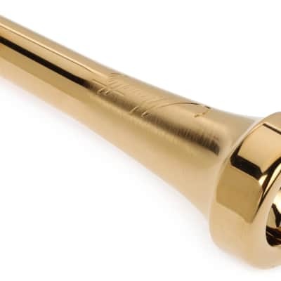 Monette Unity B2-7 Trumpet Mouthpiece - 24k Gold-plated image 1