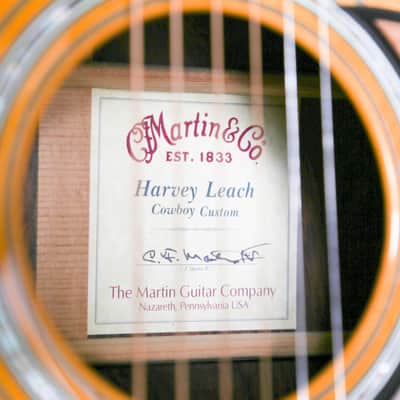 2004 Martin Cowboy Custom Harvey Leach Brazilian Rosewood SN 999900 D-45 image 10
