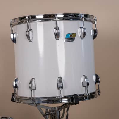 1980s Ludwig White Cortex Drum Set 14x24 13x14 16x18 image 14