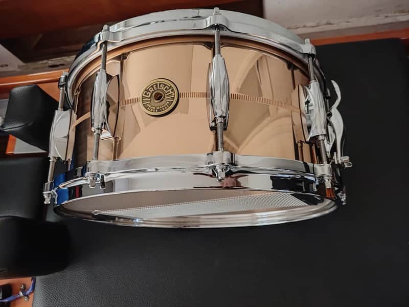 Gretsch G4164PB USA Custom Phosphorus Bronze 6.5x14" image 1