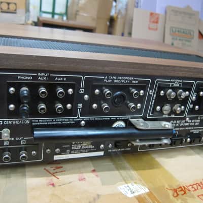 Vintage Kenwood KR-6200 Fm/Am Analogue Stereo Receiver, Back Lit Dial, Phono, Wood Cab, Original Box image 5