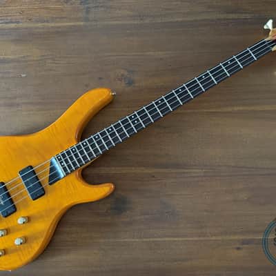 Washburn KW-1250 Bass, Kip Winger SIGNATURE MODEL, Flame Natural