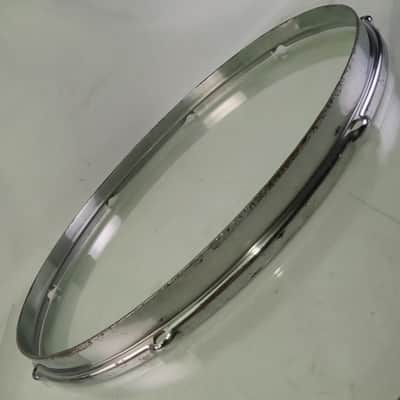 Slingerland 16"COB Stick-Chopper Radio King Floor Tom Drum Chrome-BRASS Rim/Hoop image 1