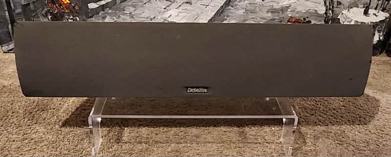 Definitive Technology Definitive Technology Mythos Three center speaker 90s  - Silver image 1