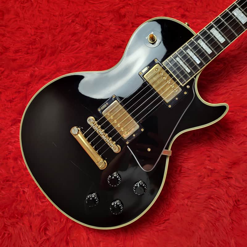 1990 Burny RLC-65 '60 Les Paul Custom Black Beauty - Revival Series - Original VH-1 Humbuckers - Made In Japan MIJ image 1