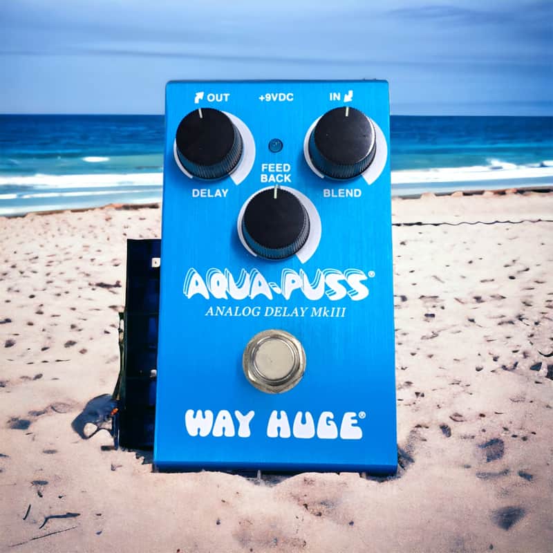 Way Huge WM71 Smalls Series Aqua-Puss Analog Delay MkIII 2018 - 2021 - Blue image 1