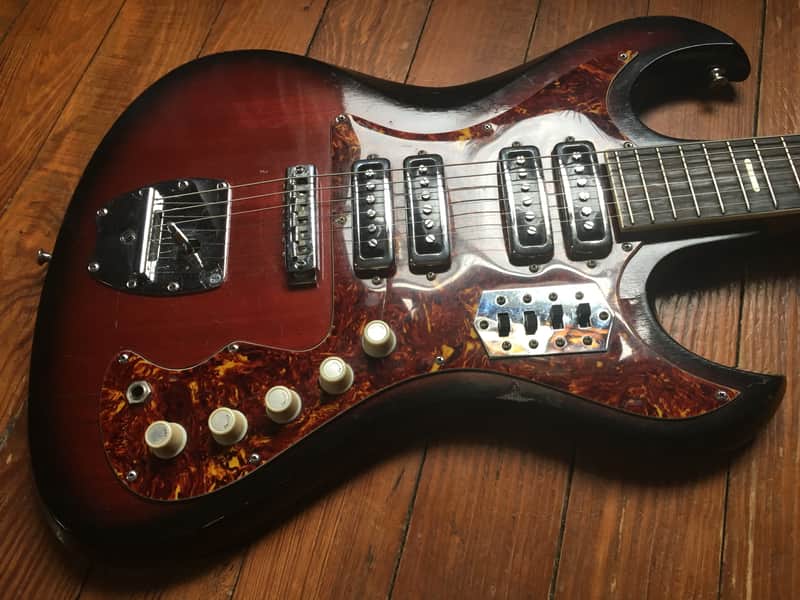 RARE! -THE Hound Dog Taylor Model - Kawai (Kingston) Teisco | Reverb