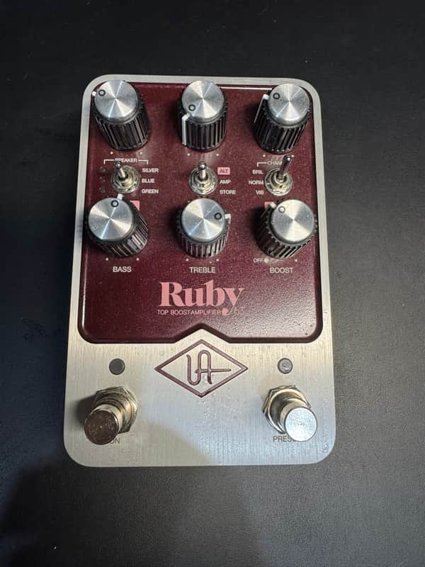Universal Audio Ruby ’63 Top Boost Amplifier 2022 - Present - Ruby / Silver image 1