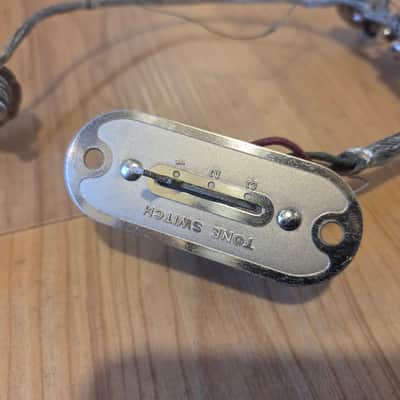 Vintage 1965 National Newport 82 Electric Guitar Wiring Harness w/ Switch Plate, CTS Pots, Jack! image 2