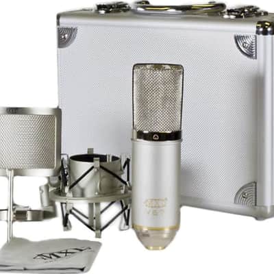 MXL V67g HE Large Capsule Condenser Microphone Heritage Edition w Case Mount and Pop Filter image 1