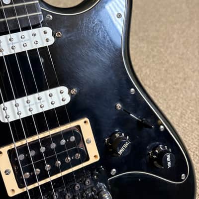 Valley Arts M Series Electric Guitar S-Shaped HHH Floyd Rose Black image 5