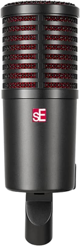 SE ELECTRONICS Dynacaster Dynamic Broadcast Microphone with Built-in Dynamite Pre-amp image 1