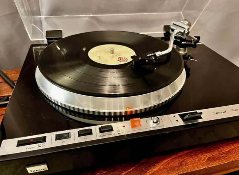 Sansui SR-838 Turntable with Original Paperwork. Beautiful. image 1