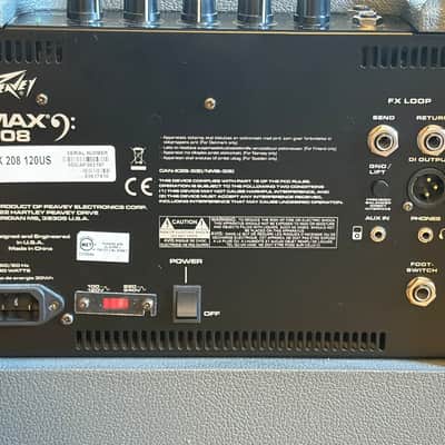 Peavey MAX 208 200-Watt 2x8" Bass Combo 2018 - Present - Gray / Black image 4
