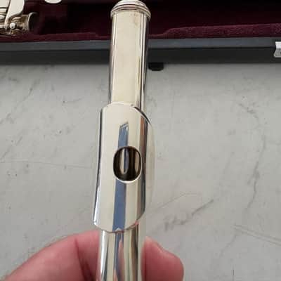Yamaha YFL-481 Intermediate B-Foot Flute 2010s - Silver image 18