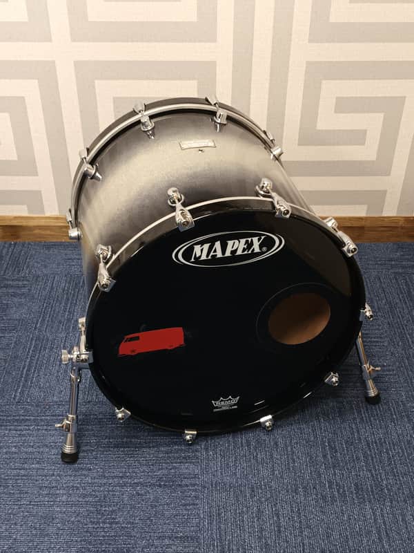 Mapex Saturn 22″ x 20″ Bass Drum In Galaxy Burst Glitter image 1