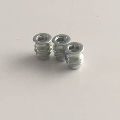 3 NecTite Neck Screw Machine Inserts for Strat Tele Bass Custom Guitar Necks Luthiers image 1