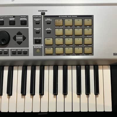 Roland Fantom-X6 61-Key Workstation Keyboard 2004 - 2008 - Silver image 2
