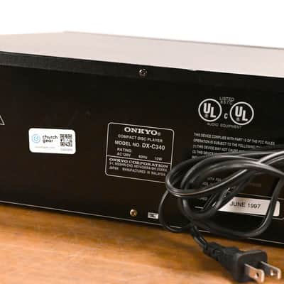 ONKYO DX-C340 6 Disc CD Changer Player CG010DS image 8