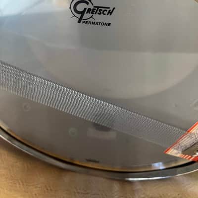 (MINT) Gretsch 6.5" x 14" Brooklyn Snare Drum - Satin Ice Blue Metallic image 5
